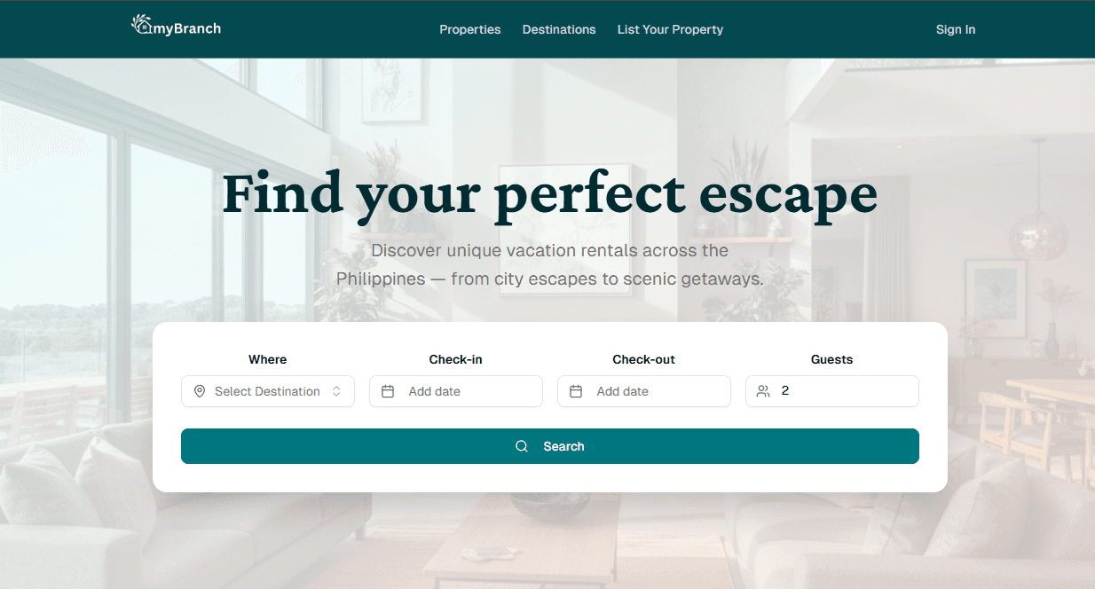 Mybranches screenshot